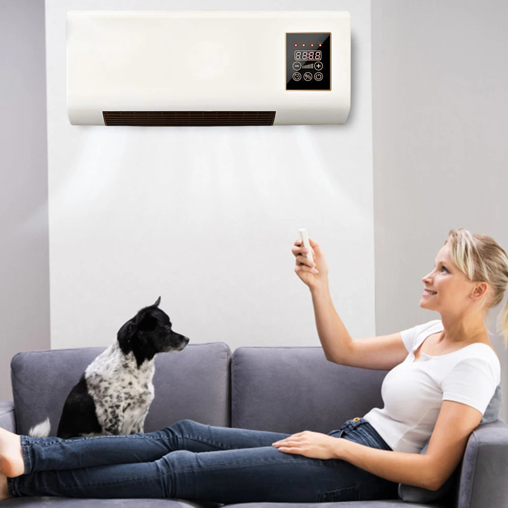 Mini Aire Acondicionado de Pared 2 en 1