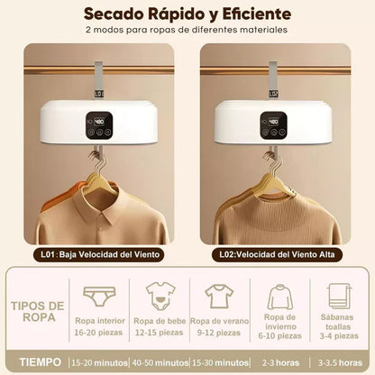 Secador de Ropa Portátil | CertDry™