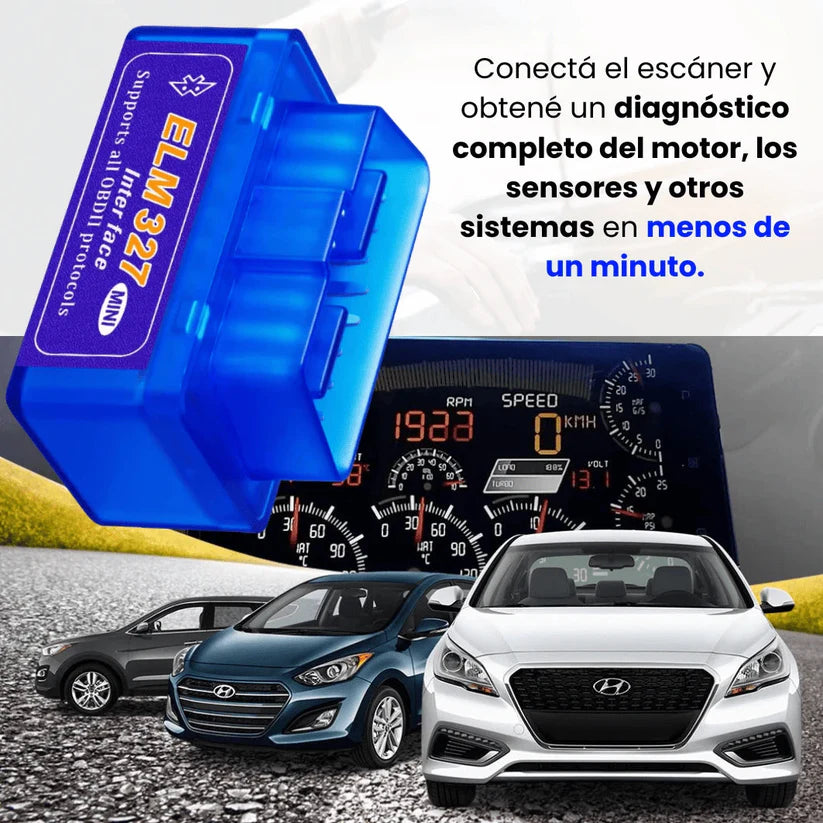AutoScanner | Mini Scaner de Diagnóstico instantáneo para autos