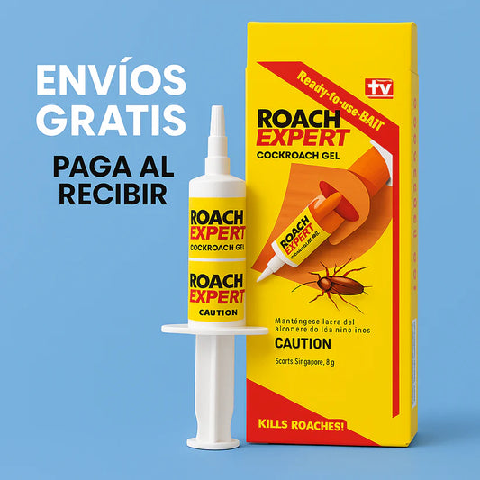 Roach Expert Gel® – Elimina Las Cucarachas Desde Su Origen