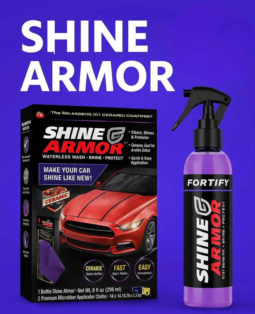 SHINE ARMOR RESTAURADOR - ¡Elimina Rayones y Recupera el Brillo de tu auto!